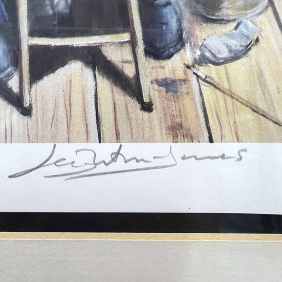 Emmett Kelly Clown Circus Collection Framed Lithograph Signed Art Print 13"x17" - Picture 5 of 12